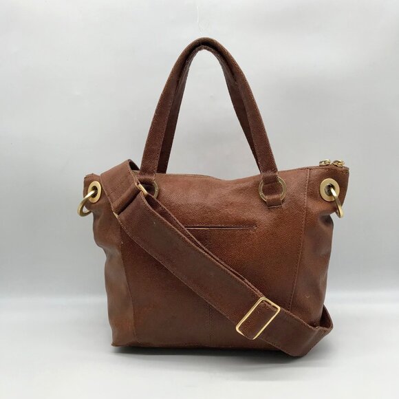 Hammit Mahogany Leather Medium Daniel Convertible Crossbody Bag - Picture 2 of 12